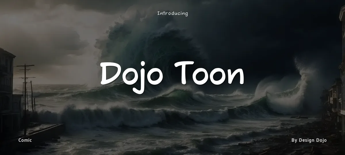 Dojo Toon font preview