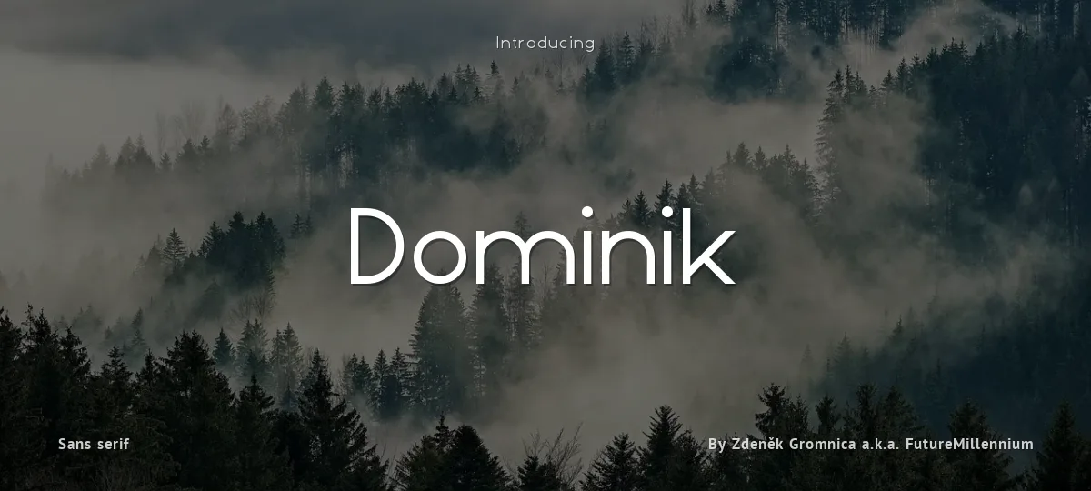Dominik font preview