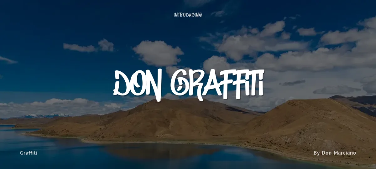 Don Graffiti font preview