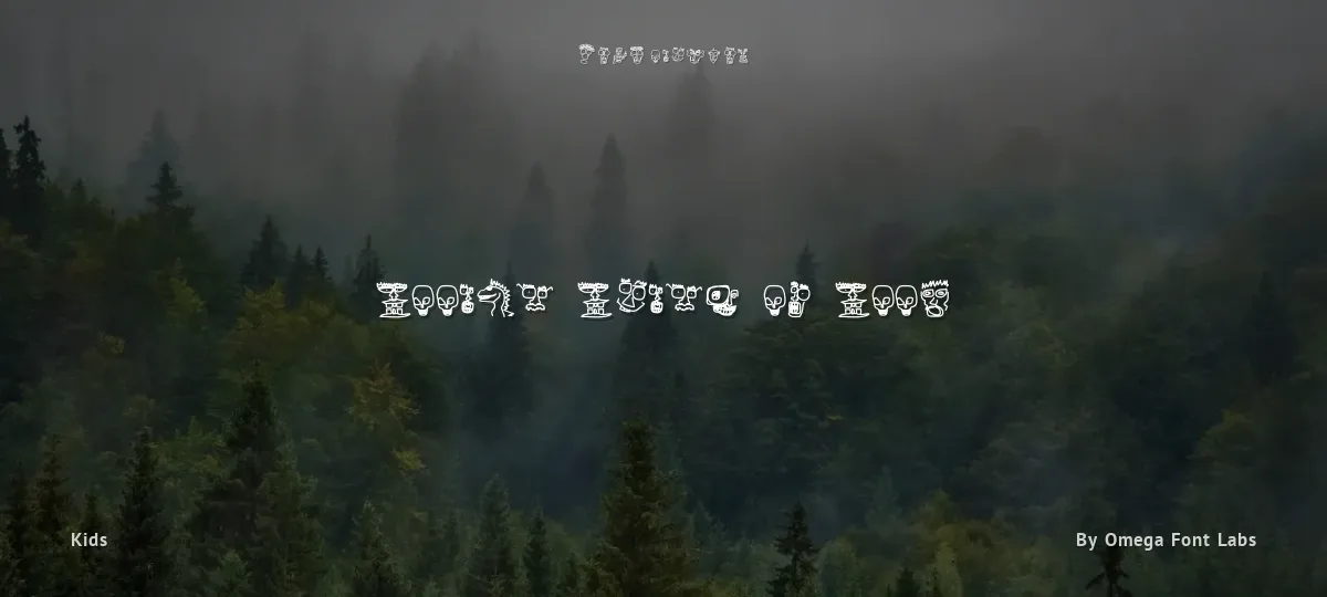 Doodle Dudes of Doom font preview