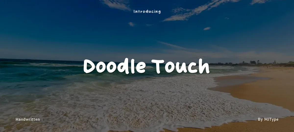 Doodle Touch font preview