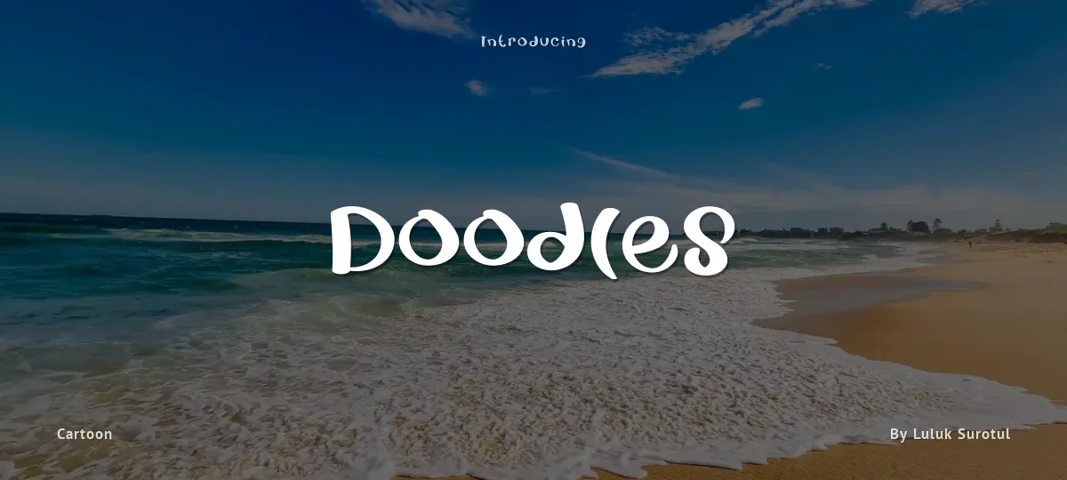 Doodles font preview
