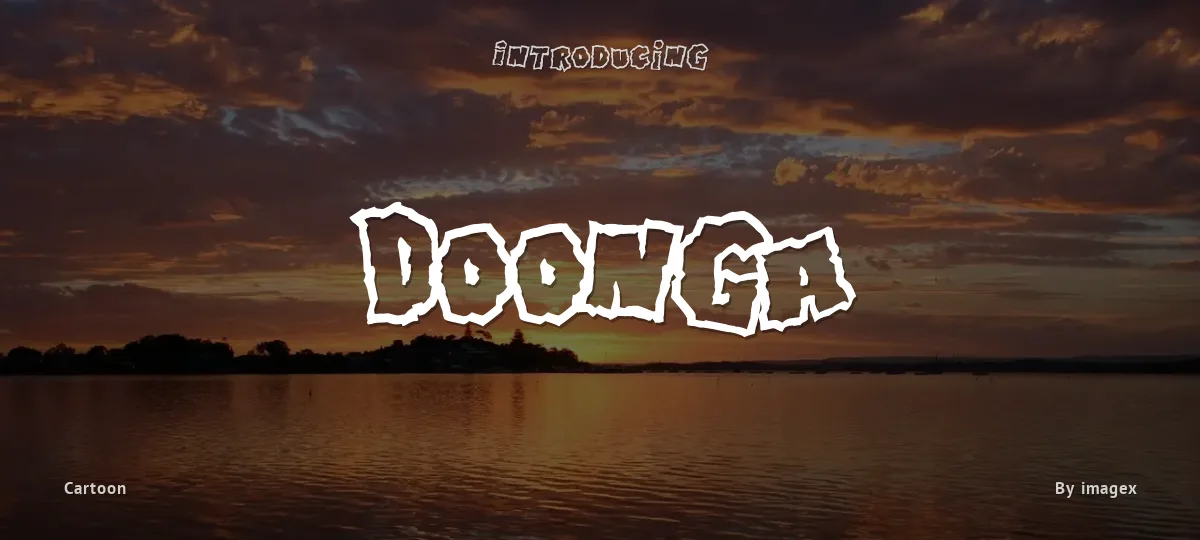 Doonga font preview