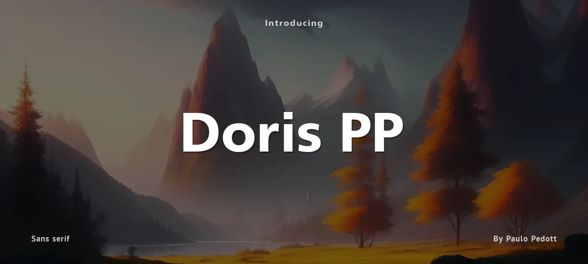 Doris PP font preview