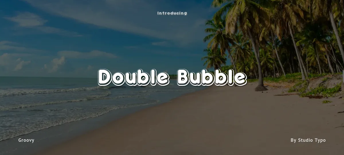 Double Bubble font preview