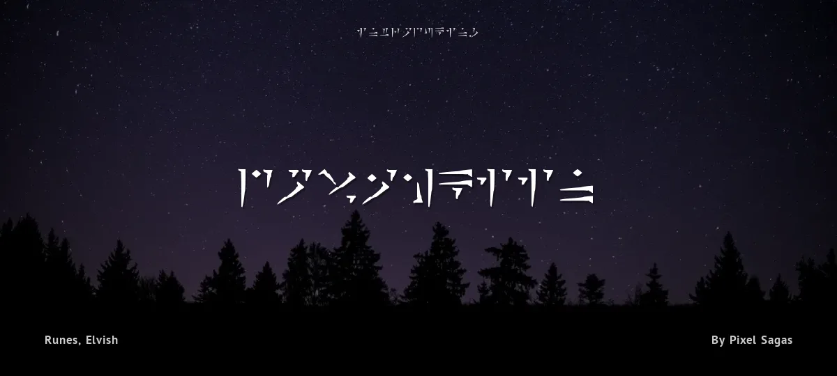 Dovahkiin font preview