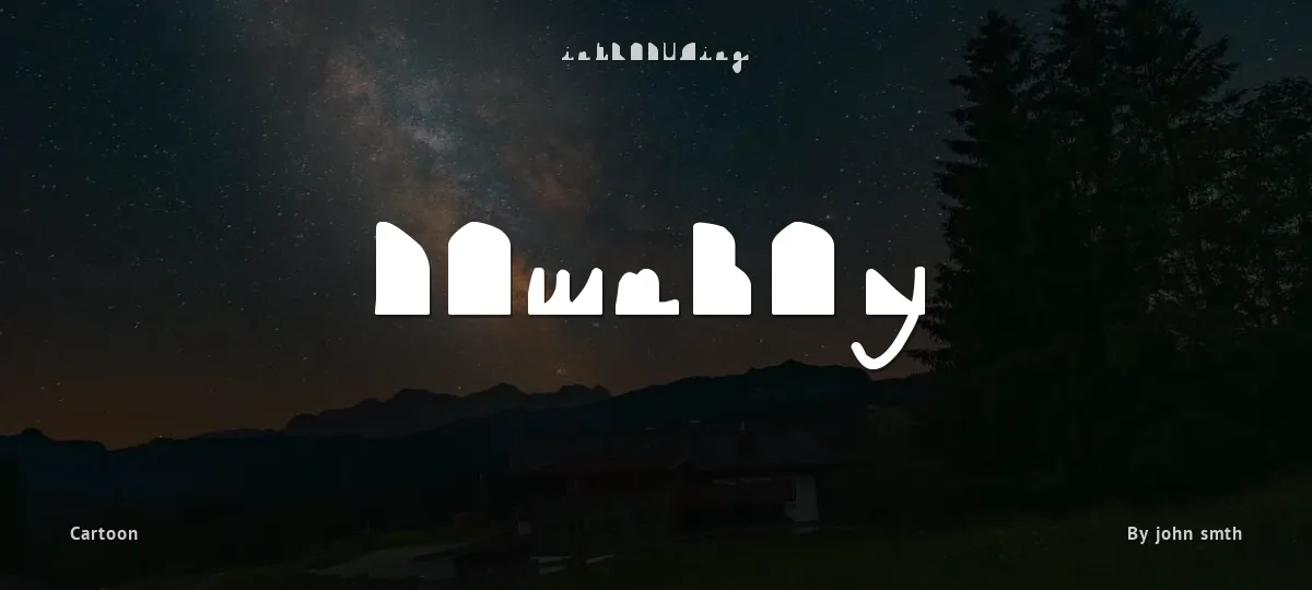 DownBoy font preview