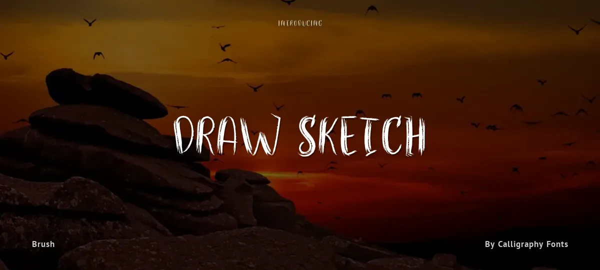 Draw Sketch font preview