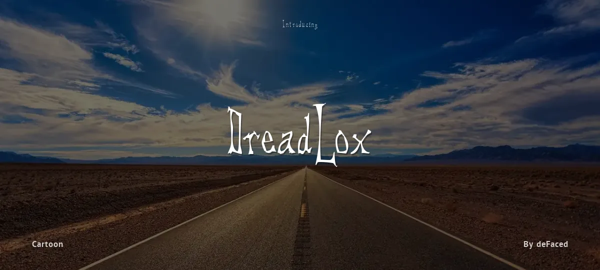 DreadLox font preview