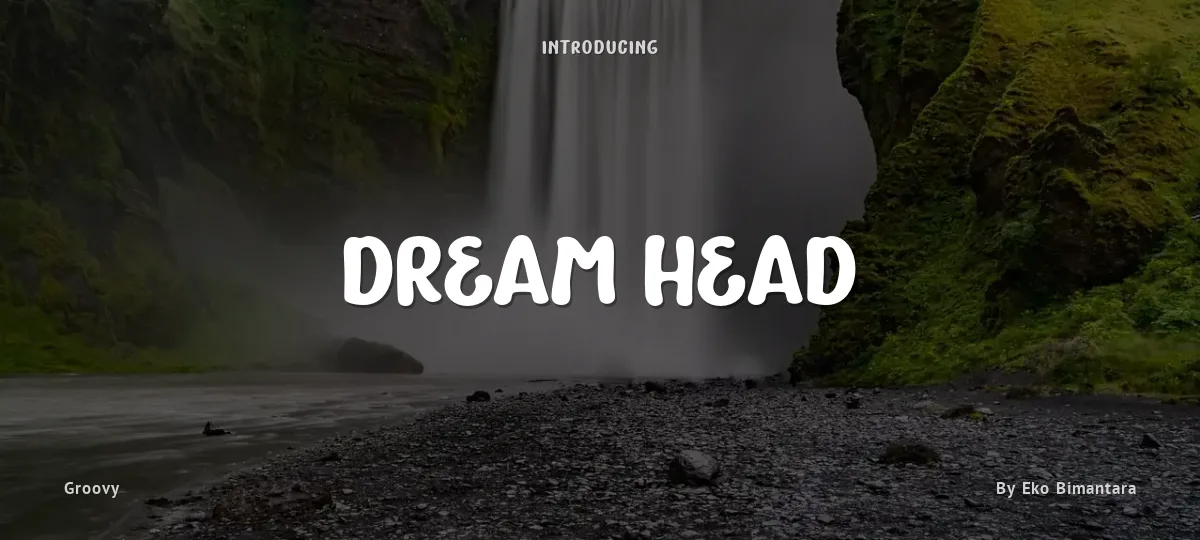 Dream Head font preview