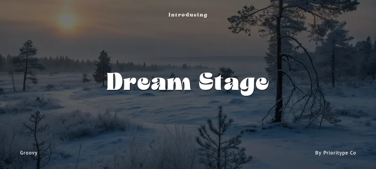 Dream Stage font preview