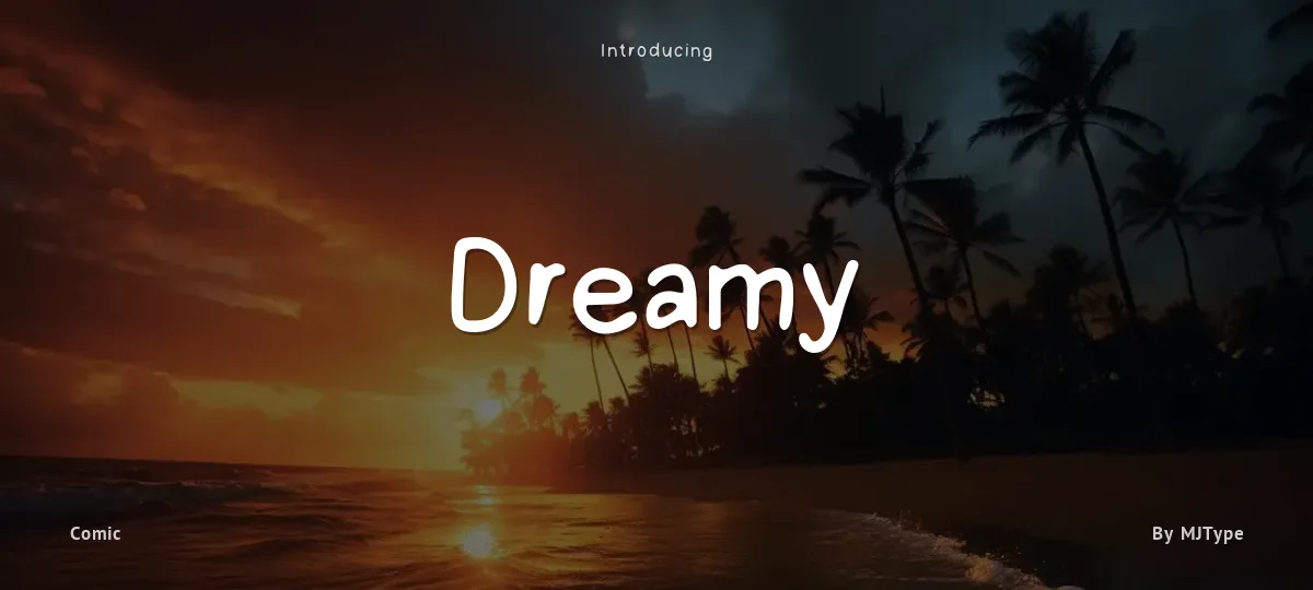 Dreamy font preview