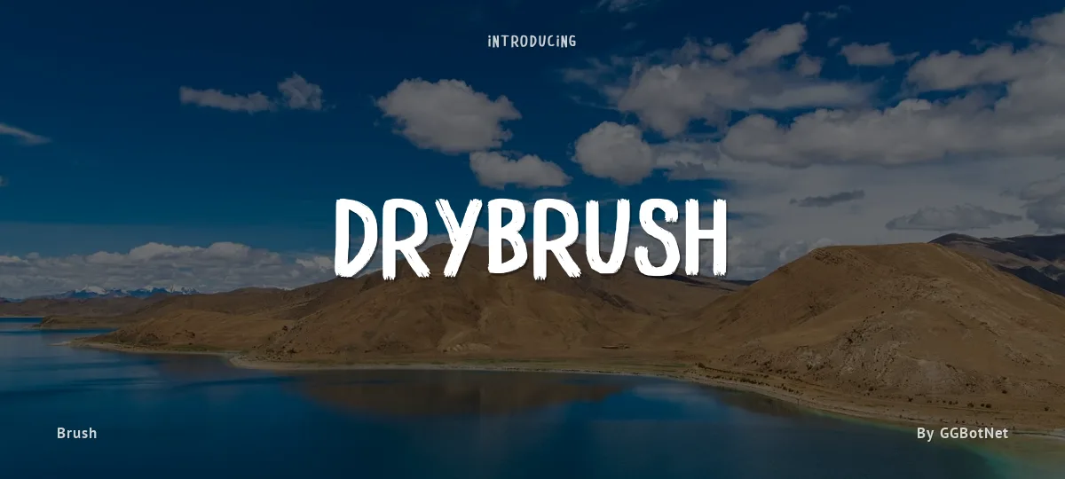 Drybrush font preview