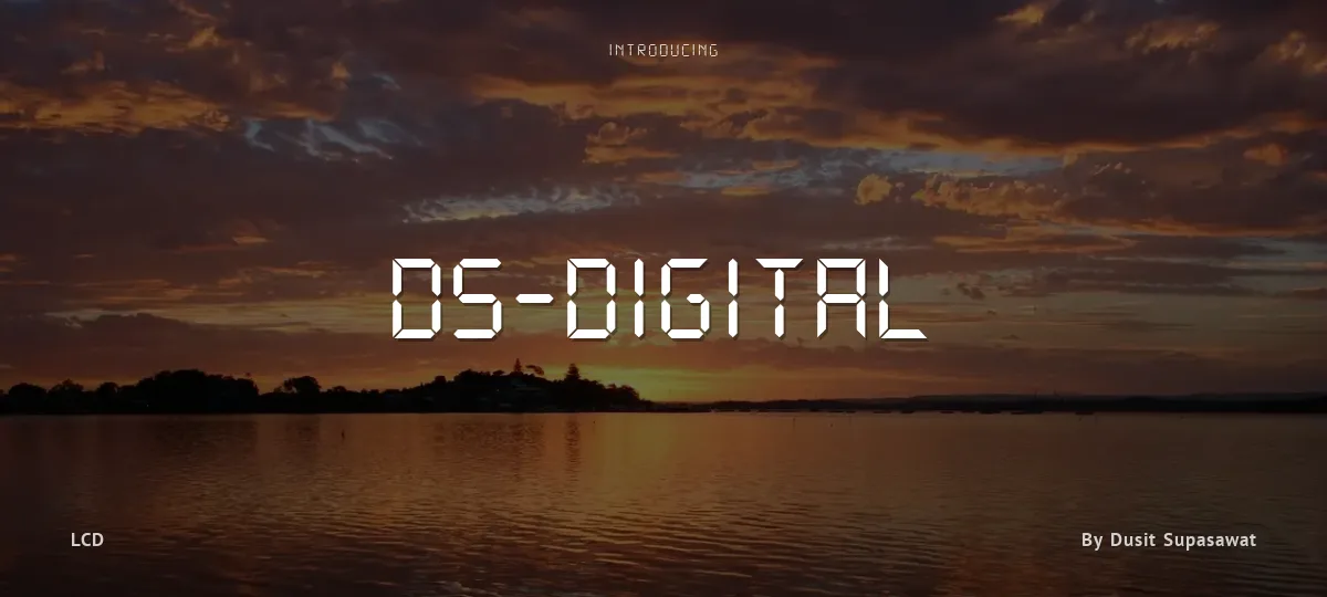 DS-Digital font preview
