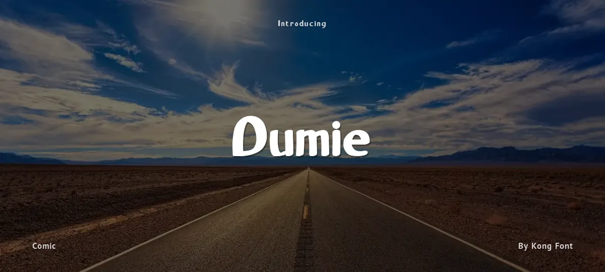 Dumie font preview