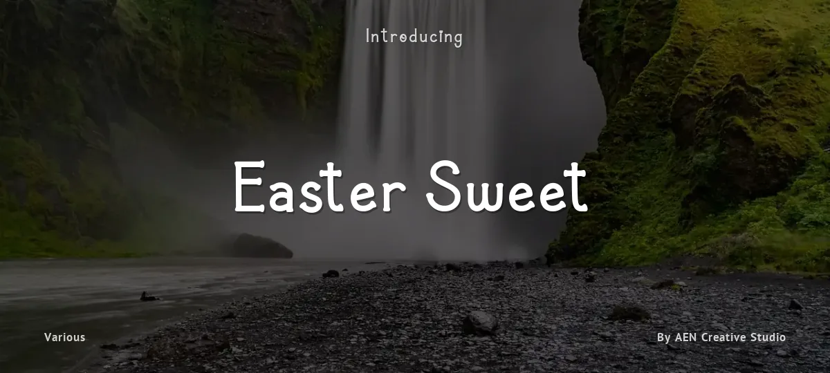 Easter Sweet font preview