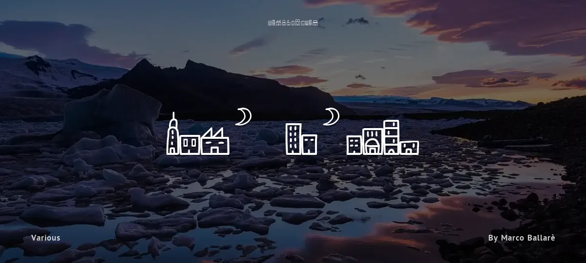 Easy Skyline font preview