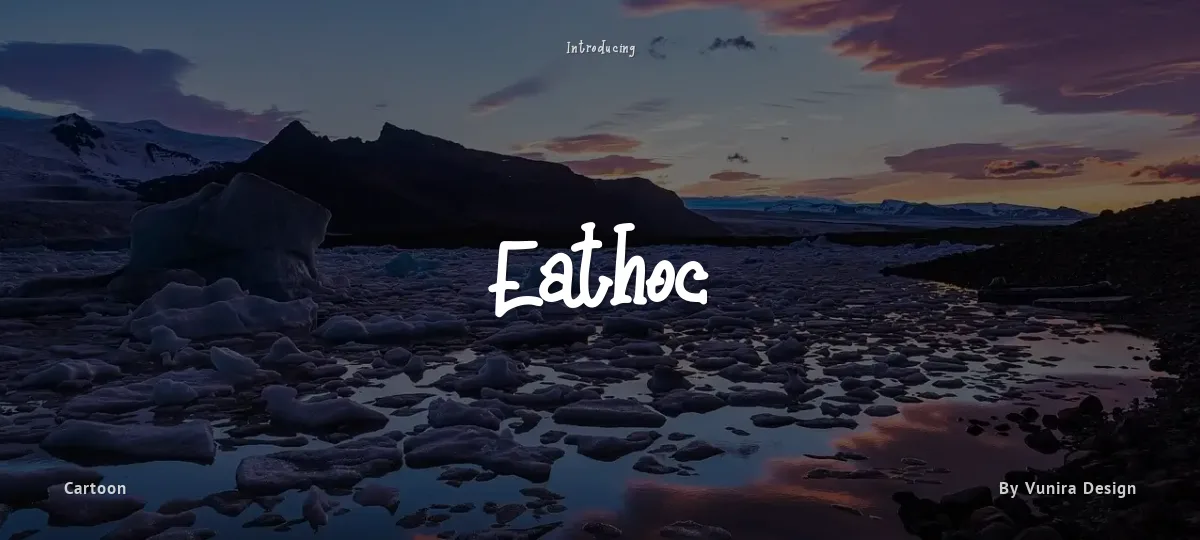Eathoc font preview