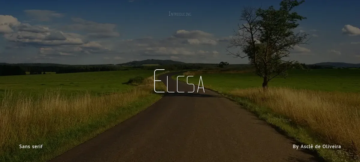 Elcsa font preview