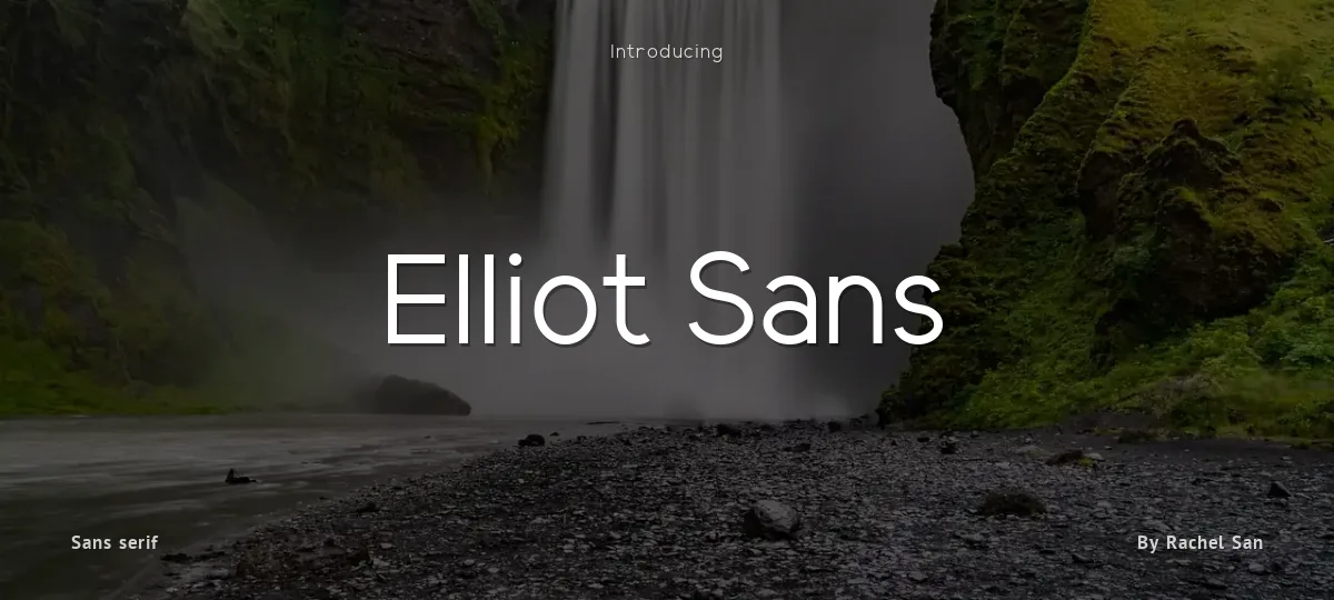 Elliot Sans font preview