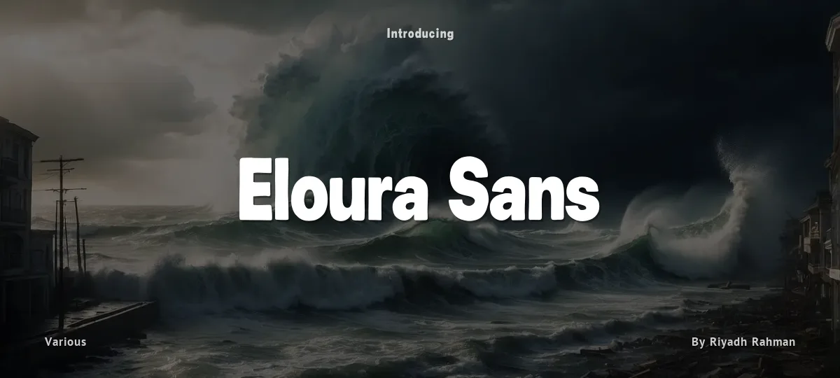 Eloura Sans font preview