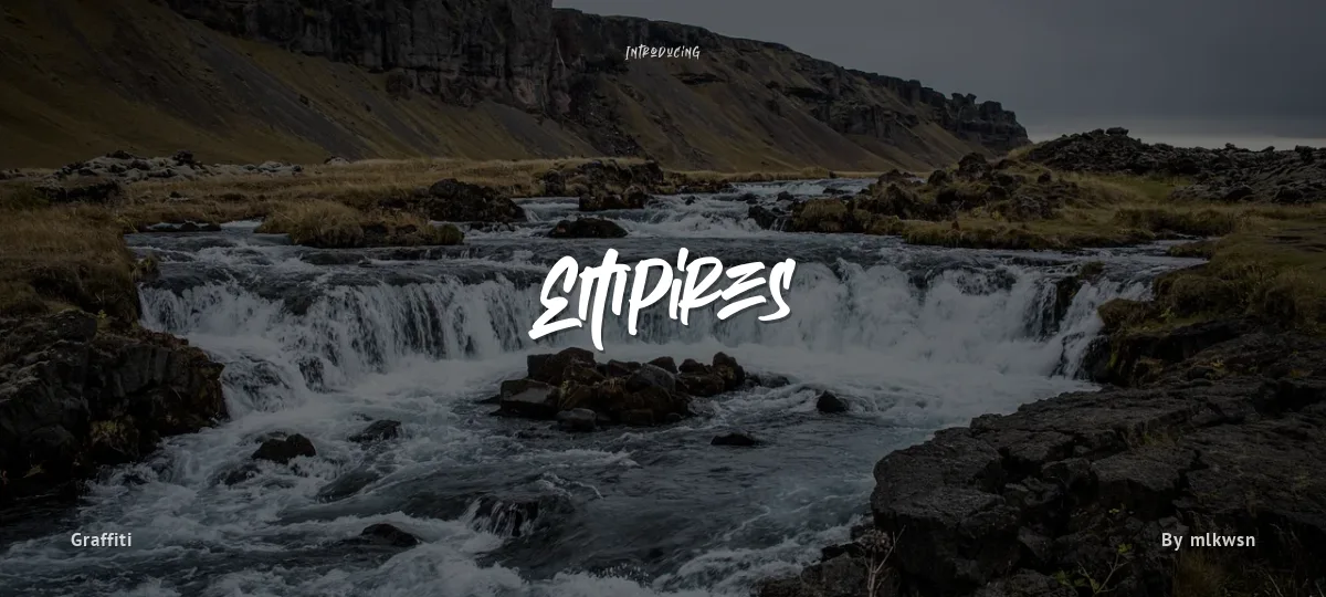 Empires font preview