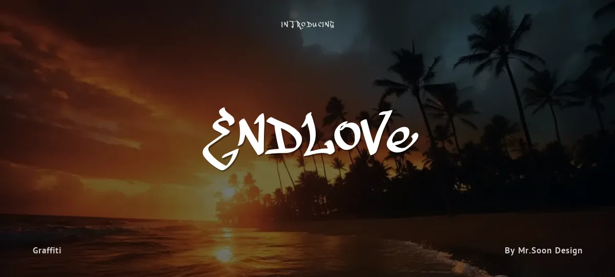 Endlove font preview