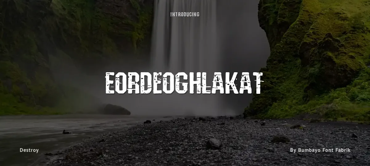 Eordeoghlakat font preview