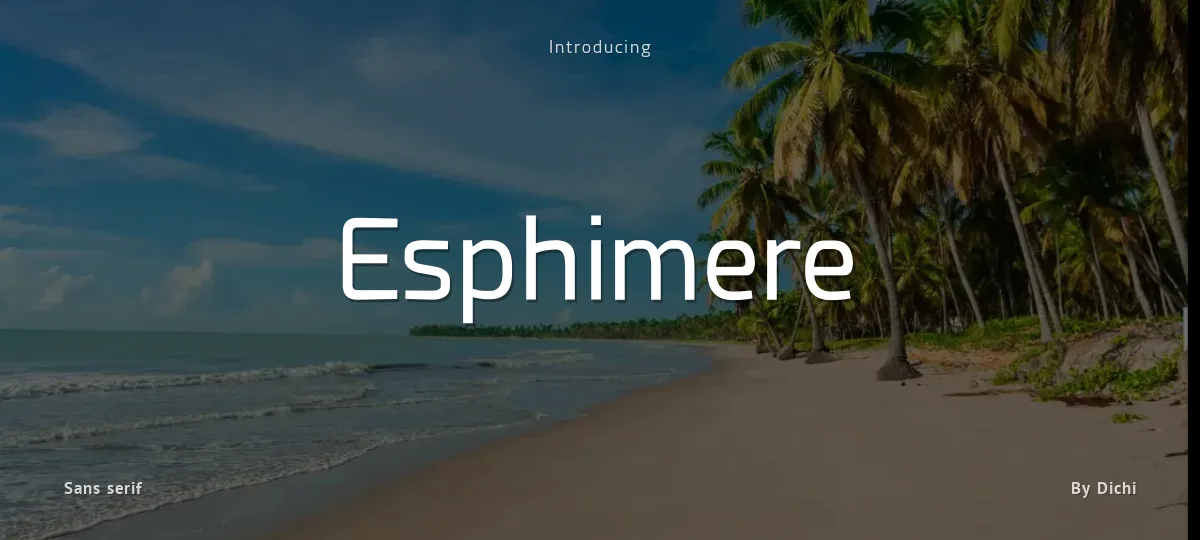 Esphimere font preview