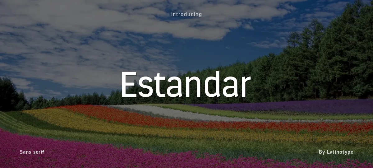 Estandar font preview