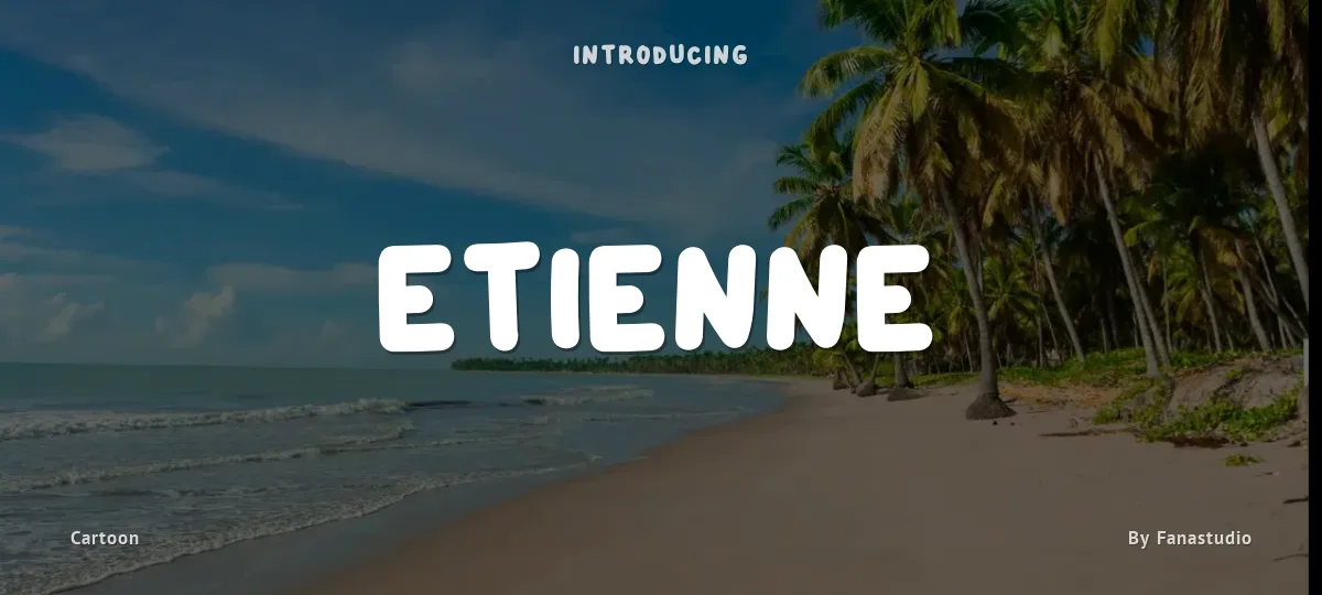 Etienne font preview