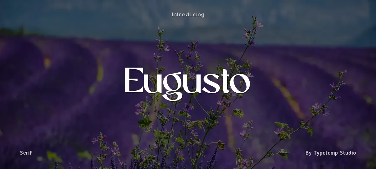Eugusto font preview