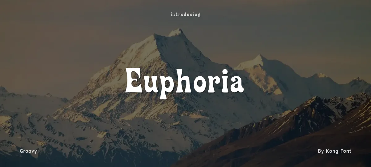 Euphoria font preview