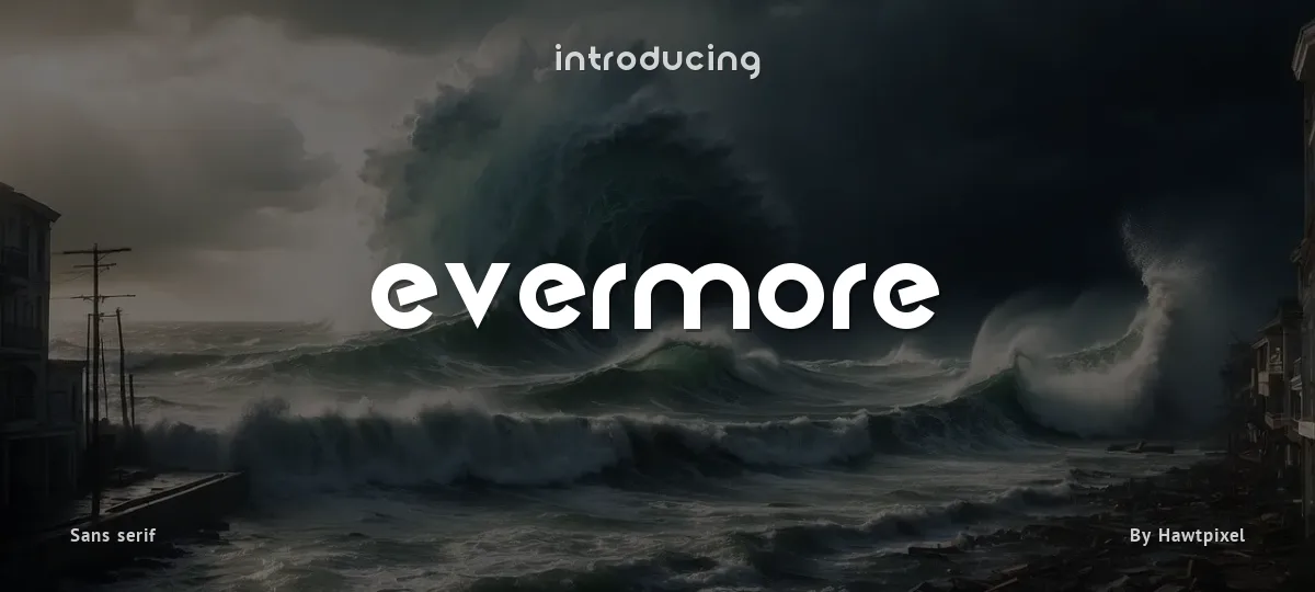 Evermore font preview