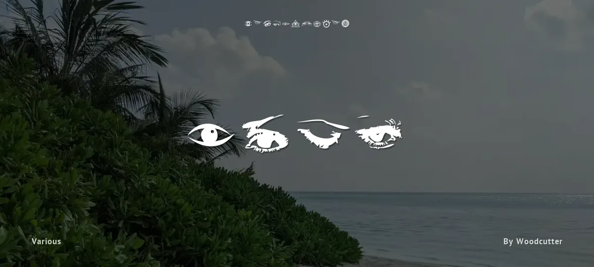 Eyes font preview