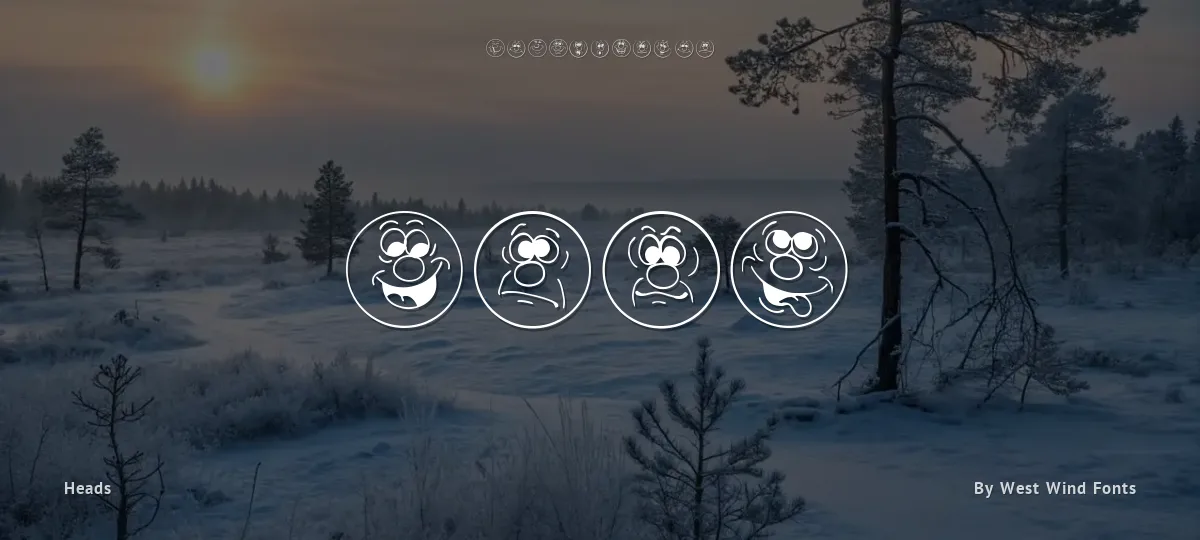 Face font preview
