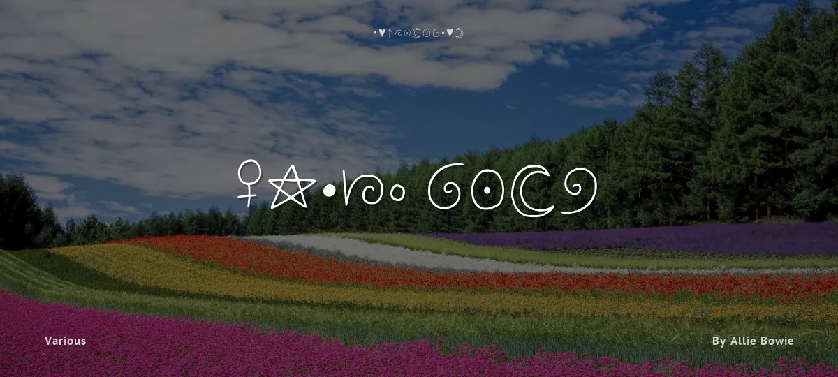 Fairy Code font preview