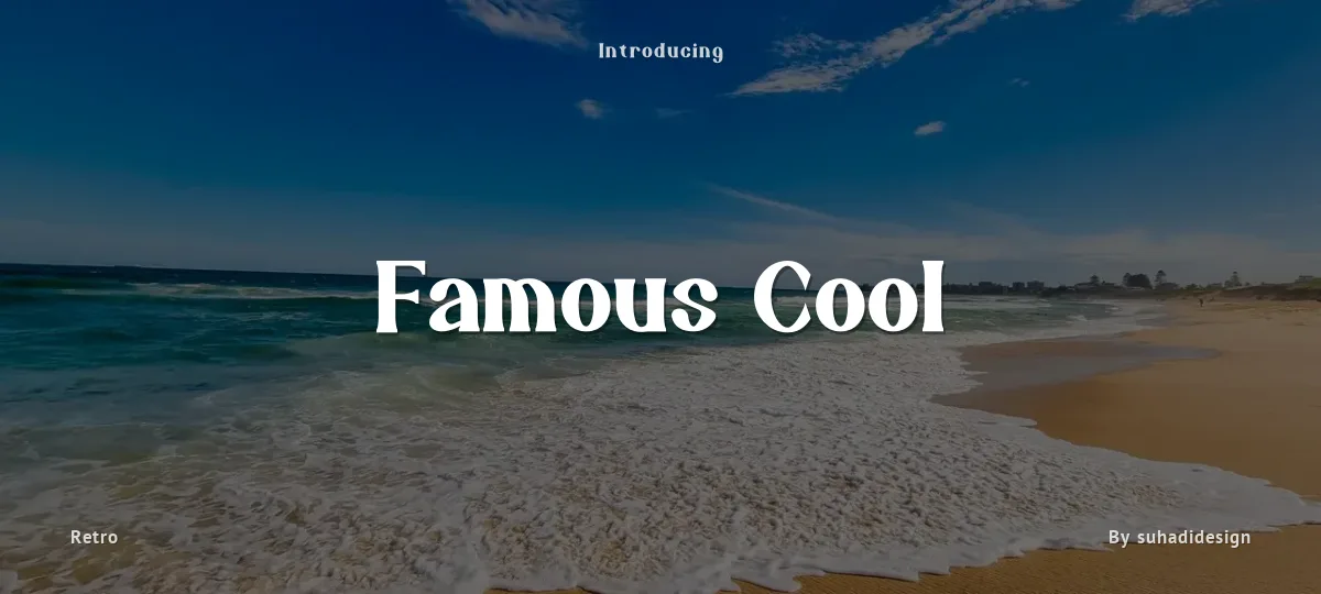 Famous Cool font preview