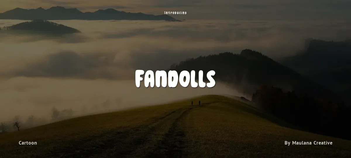Fandolls font preview
