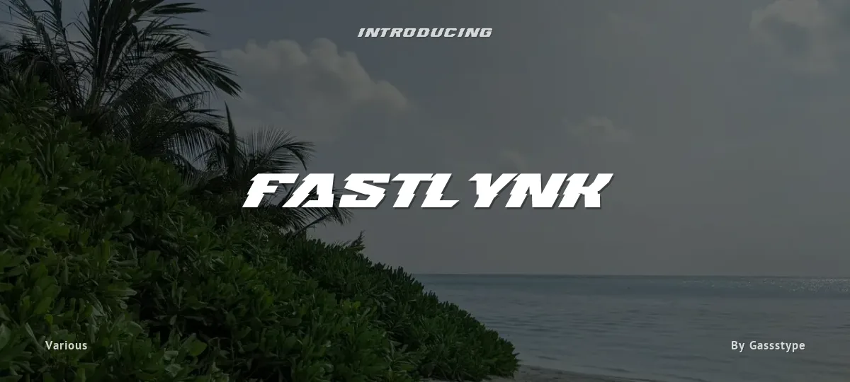 Fastlynk font preview