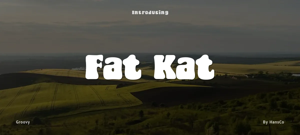 Fat Kat font preview
