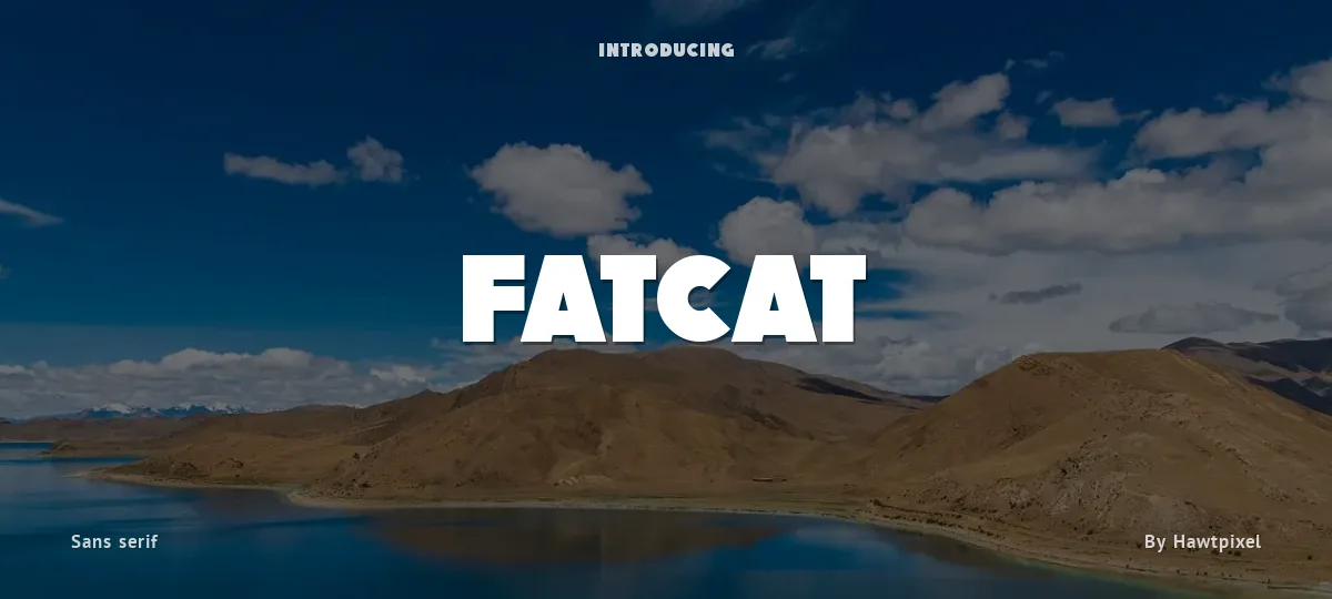 FatCat font preview