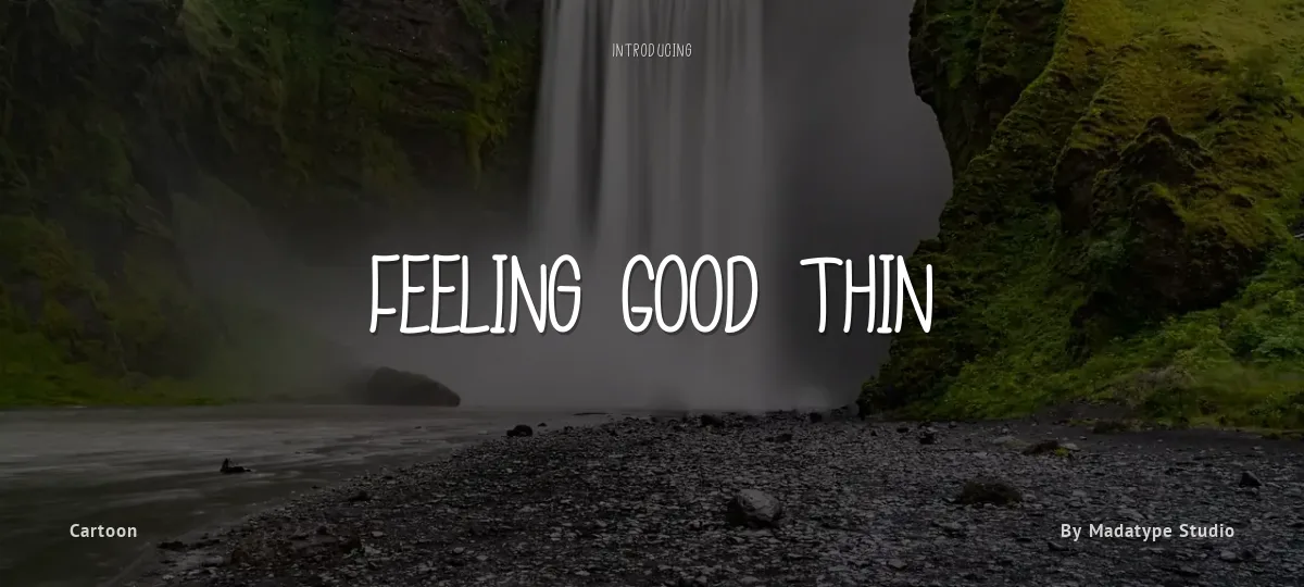 Feeling Good Thin font preview