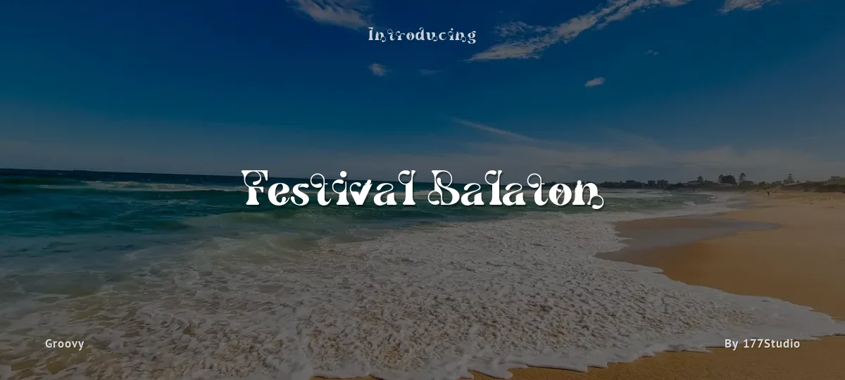 Festival Balaton font preview