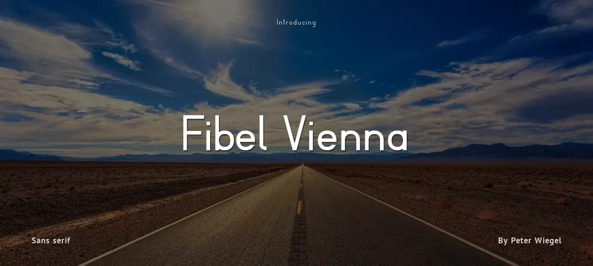 Fibel Vienna font preview