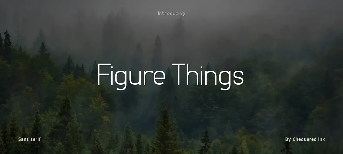 Figure Things font preview