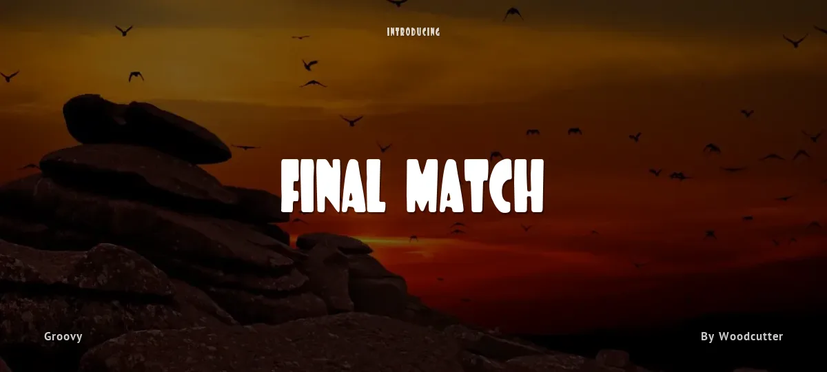 Final Match font preview