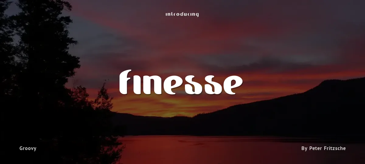 Finesse font preview