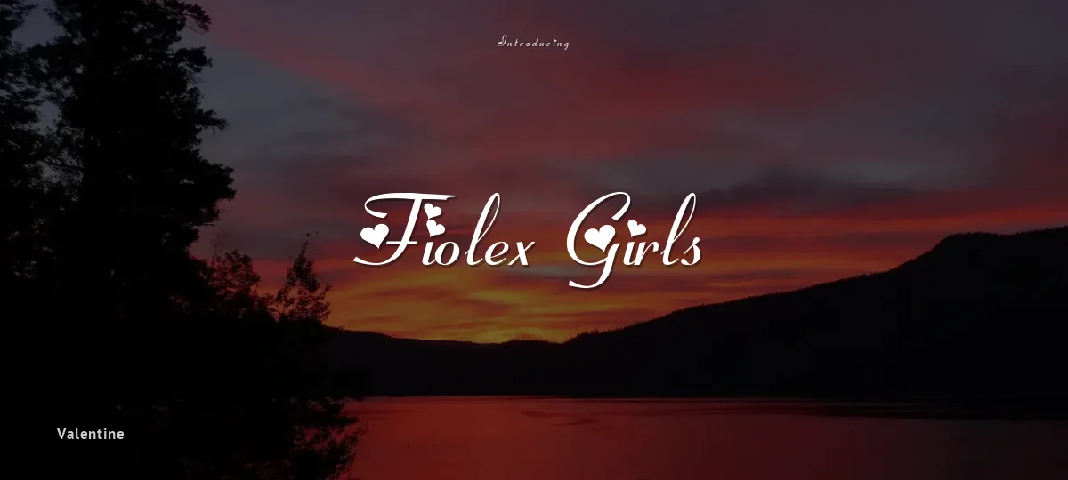 Fiolex Girls font preview