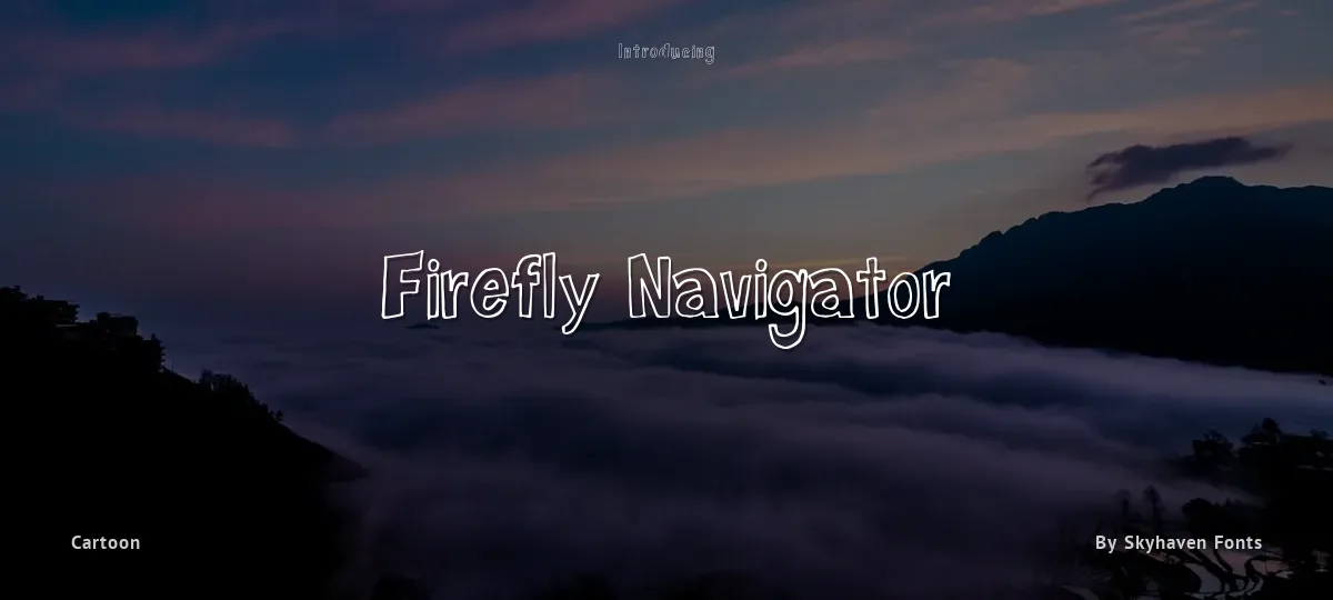 Firefly Navigator font preview